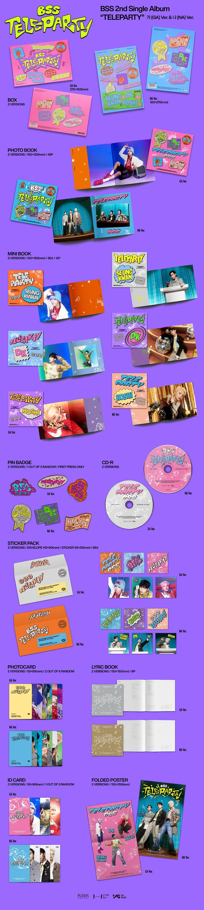 BSS 부석순 (SEVENTEEN) 2nd Single Album - TELEPARTY