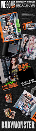 (BABYMONSTER) 2nd Mini Album - WE GO UP (GO Ver.)