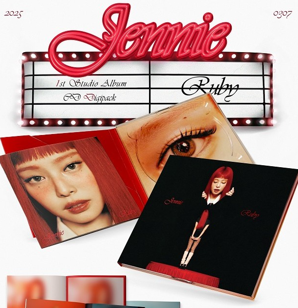 JENNIE 1st Studio Album - Ruby (Digipack)