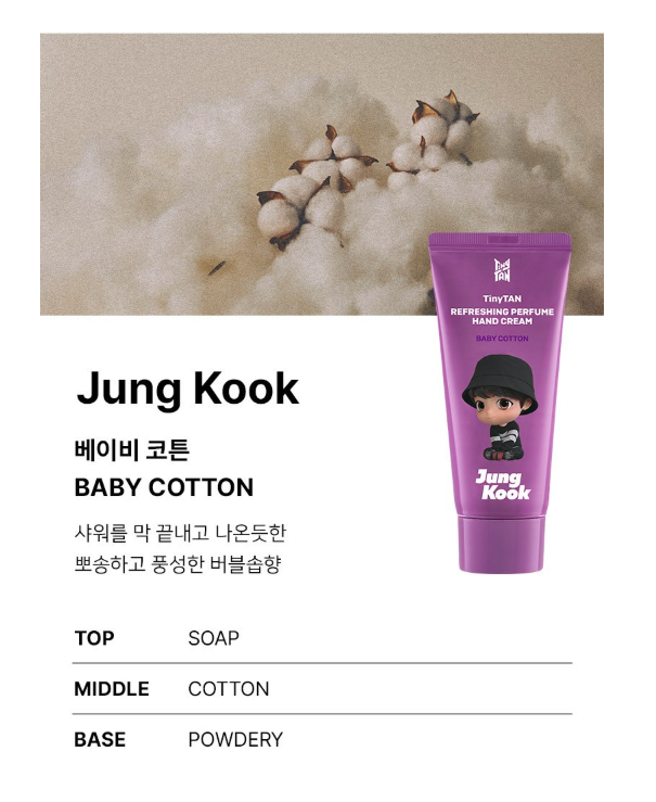 BTS Tinytan Hand Cream - Jung Kook
