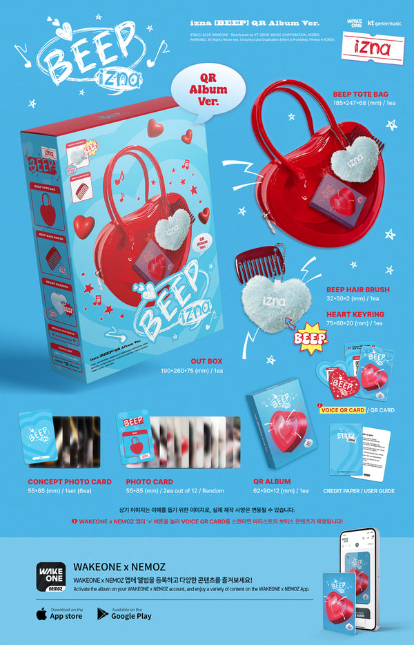 IZNA - [BEEP] Single Album LIMITED Edition QR ALBUM Version