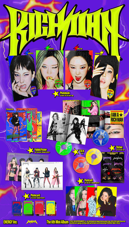 (aespa) 6th Mini Album - ﻿﻿Rich Man (ENERGY Ver.)