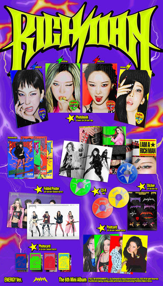 (aespa) 6th Mini Album - ﻿﻿Rich Man (ENERGY Ver.)
