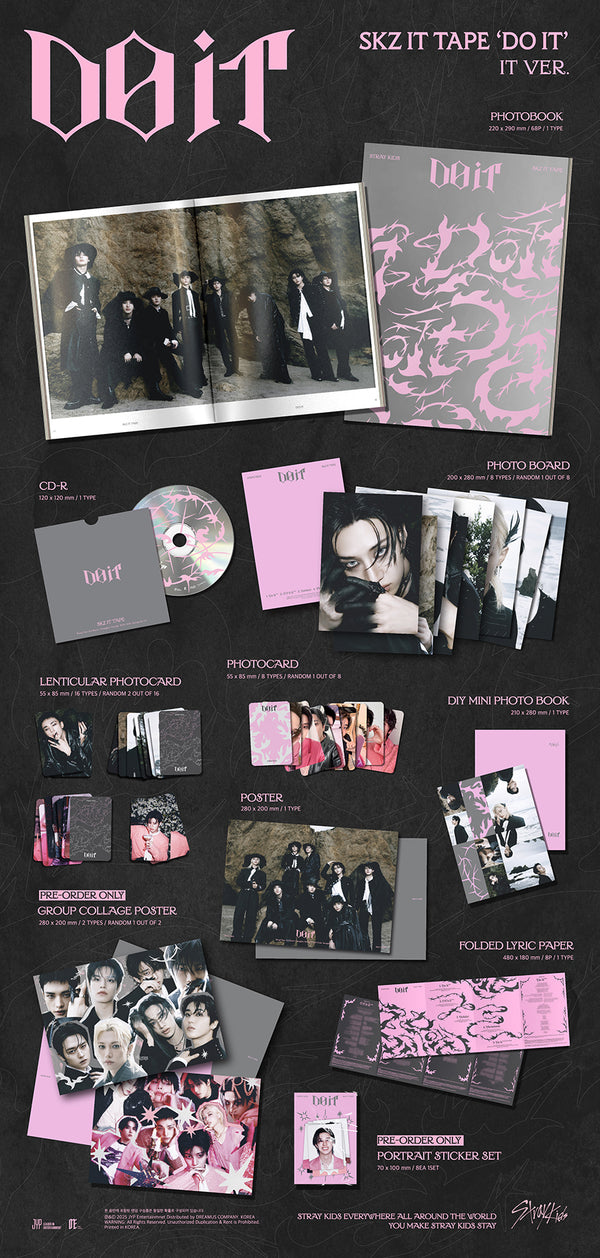 STRAY KIDS - [DO IT] SKZ IT TAPE IT Version
