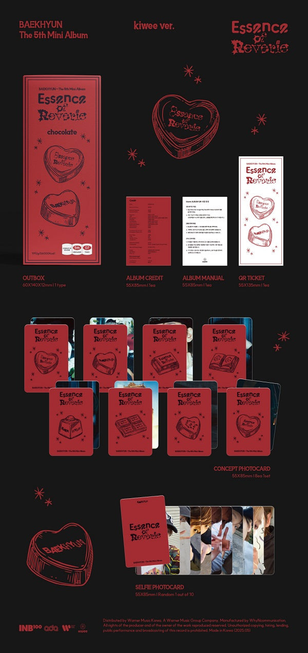 BAEKHYUN (백현) 5th Mini Album - [Essence of Reverie] [Platform Album] (kiwee Ver.)