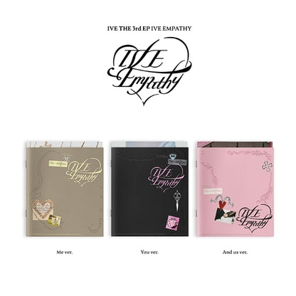 IVE (아이브) 3rd Mini Album - ﻿[IVE EMPATHY] (Me ver. / You ver. / And us ver.)