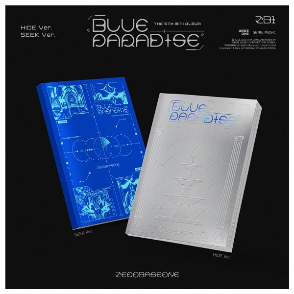 ZEROBASEONE (제로베이스원) 5th Mini Album - [BLUE PARADISE] (SEEK ver. / HIDE ver.)