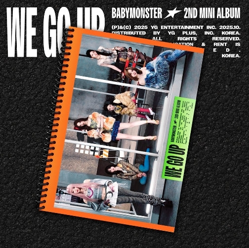 (BABYMONSTER) ﻿2nd Mini Album - ﻿WE GO UP (﻿GO Ver.)
