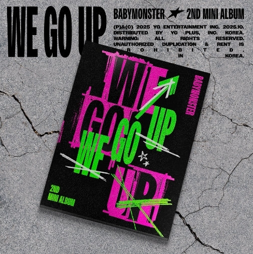 (BABYMONSTER) ﻿2nd Mini Album - ﻿WE GO UP (﻿﻿﻿UP Ver.)