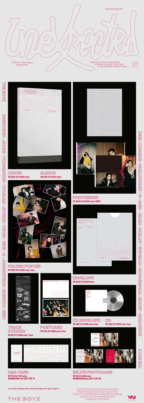 THE BOYZ (더보이즈) 3rd Album - [Unexpected] (Photobook : Breakthrough Ver.)