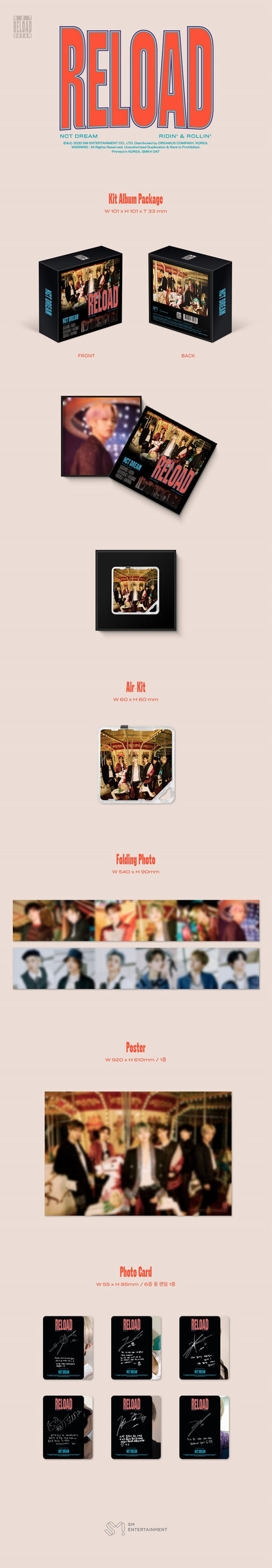 NCT DREAM - Reload (Kit Ver.)