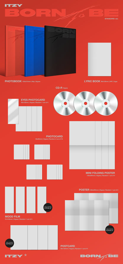 [PRICE DROP] (ITZY) - BORN TO BE (STANDARD VER.)(RANDOM)