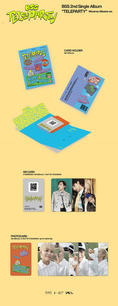 BSS 부석순 (SEVENTEEN) 2nd Single Album - TELEPARTY (Weverse Albums ver.)