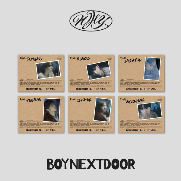 보이넥스트도어 (BOYNEXTDOOR) 1st EP Album - WHY.. (LETTER Ver.)(RANDOM)