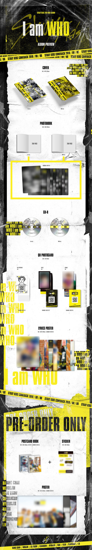 Stray Kids (스트레이키즈) 2nd Mini Album - [I am WHO]