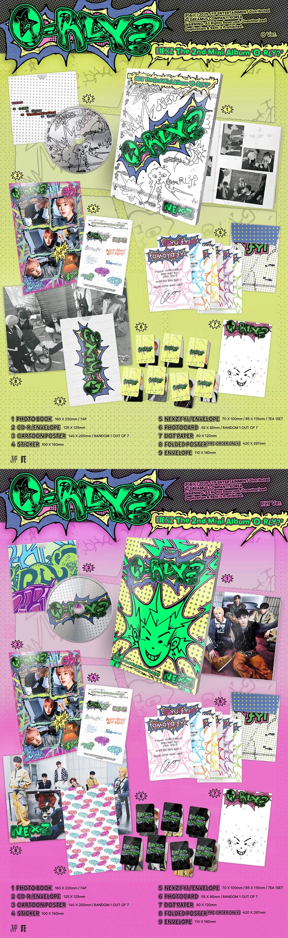 NEXZ (넥스지) 2nd Mini Album [O-RLY?] (Standard Ver.)