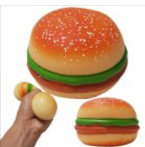 IN STOCK - HAMBURGER SQUISHY