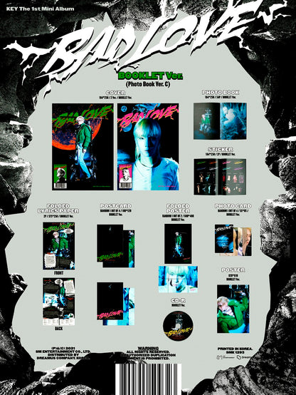 (KEY) 1st Mini Album - BAD LOVE (BOOKLET Ver.)(RANDOM)