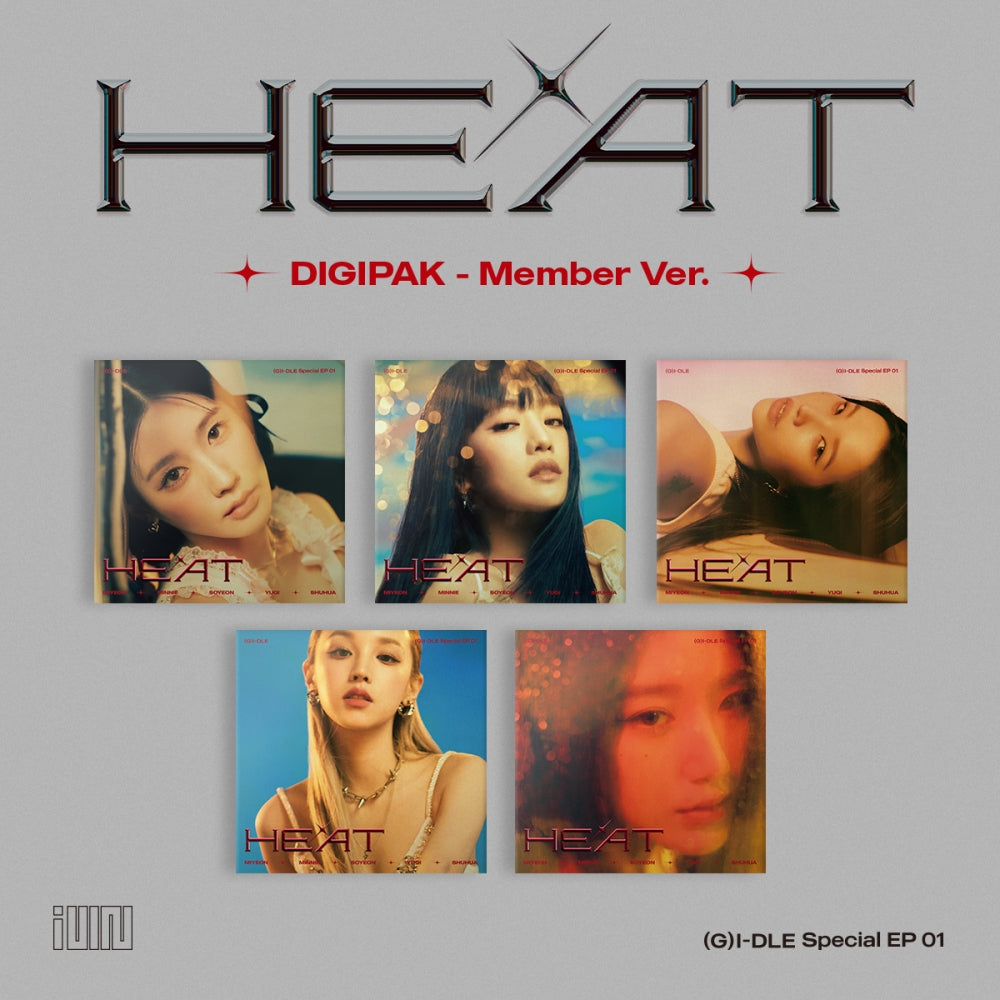(G)I-DLE (여자 아이들) Special Album - [HEAT] (DIGIPAK - Member Ver.)(RANDOM)