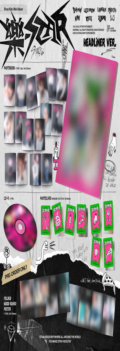 StrayKids - 樂-STAR(HEADLINER VER.)