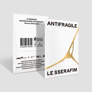 (LE SSERAFIM) 2nd Mini Album - ANTIFRAGILE' (Weverse Albums Ver.)