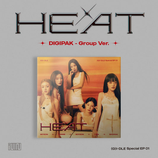 (G)I-DLE (여자 아이들) Special Album - [HEAT] (DIGIPAK - Group Ver.)