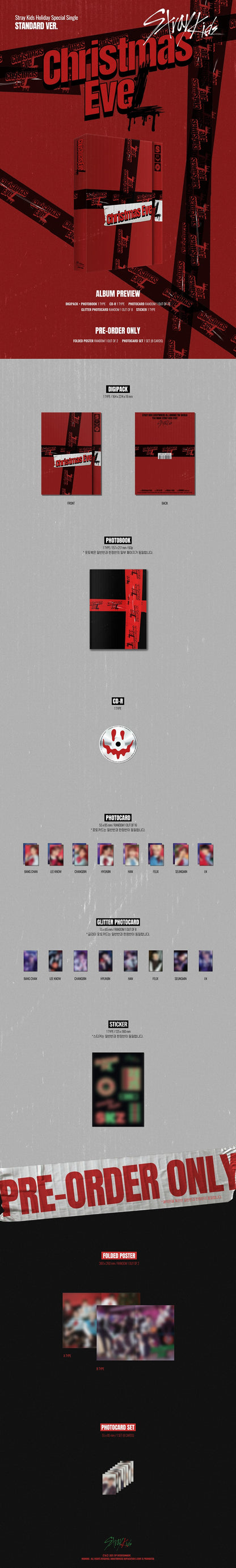 Stray Kids (스트레이키즈) Holiday Special Single Album - [Christmas EveL] (Standard Ver)