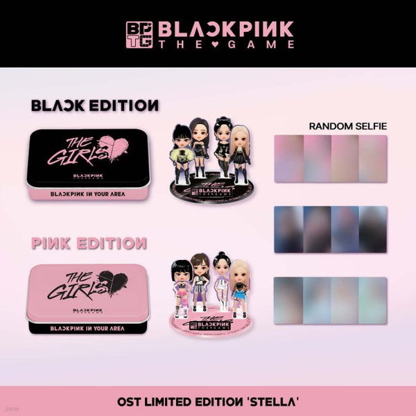 BLACKPINK THE GAME,  OST THE GIRLS Stella ver LIMITED EDITION(RANDOM)