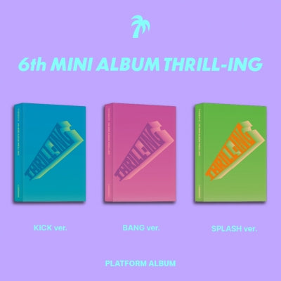 (THE BOYZ) 6th MINI ALBUM THRILL-ING Platform Ver. (KICK VER.) (BANG VER.) (SPLASH VER.)(RANDOM)