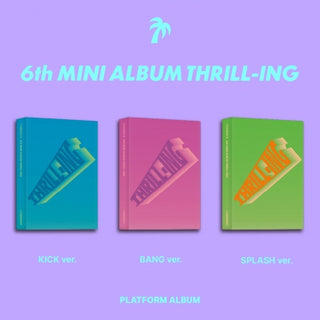 (THE BOYZ) 6th MINI ALBUM THRILL-ING Platform Ver. (KICK VER.) (BANG VER.) (SPLASH VER.)(RANDOM)