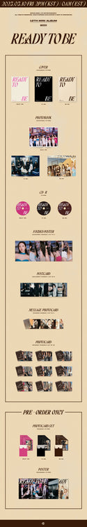 (TWICE) 12th Mini Album - READY TO BE(RANDOM)