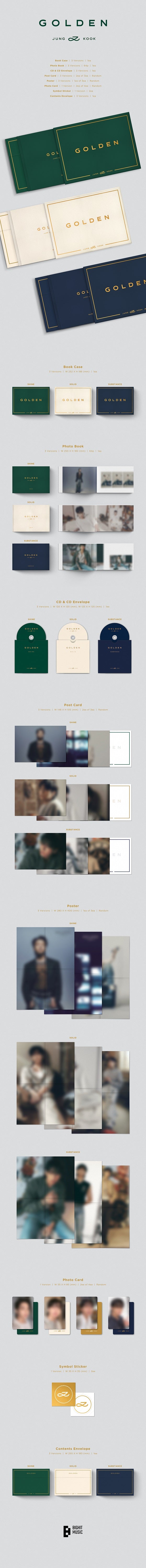 JUNGKOOK,BTS - GOLDEN (RANDOM)