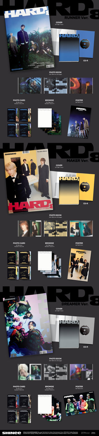 (SHINee) 8TH - HARD (Photo Book Ver.)(RANDOM)