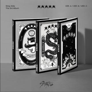 (Stray Kids) 3rd album - ★★★★★ (5-STAR) / (VER. A, VER. B, VER. C)(20% OFF) - $40(RANDOM)