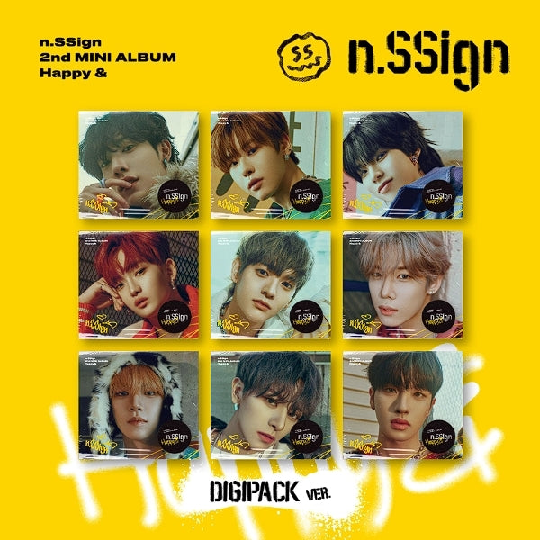 n.SSign (엔싸인) 2nd MINI ALBUM - Happy &(Digipack ver.)
