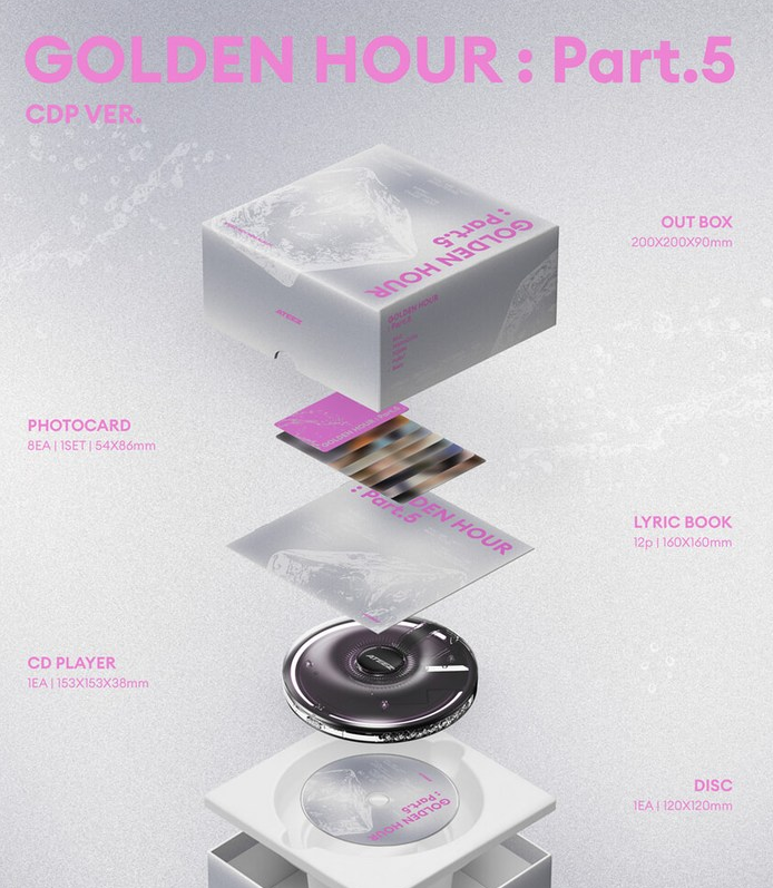 ATEEZ - GOLDEN HOUR Part.5 / CDP VER. *LIMITED*