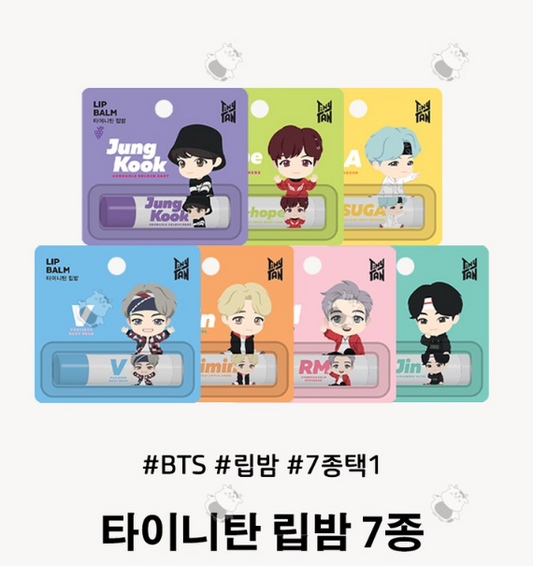 BTS TinyTan lip balm-V