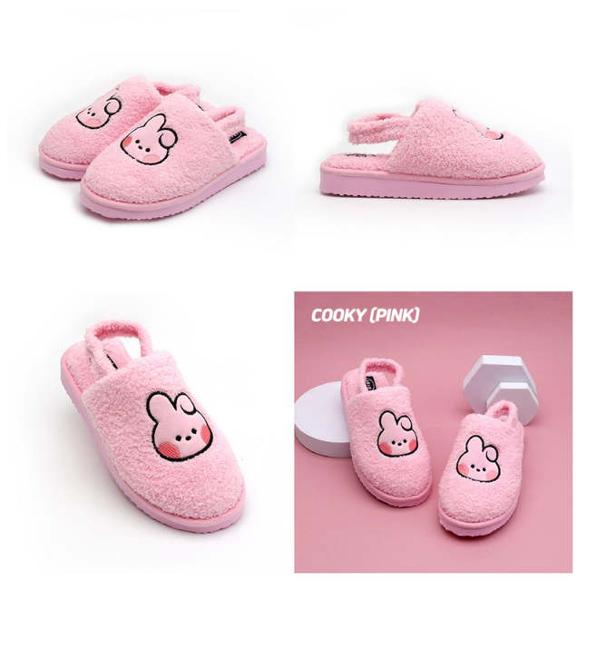 BT21 Slippers with an Elastic Strap (Cooky,240mm)