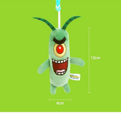 SpongeBob Plankton keyring