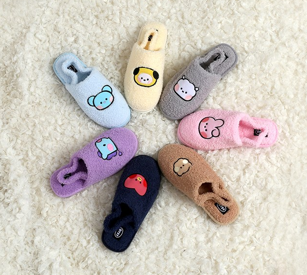 BT21 Slippers with an Elastic Strap (Cooky,240mm)