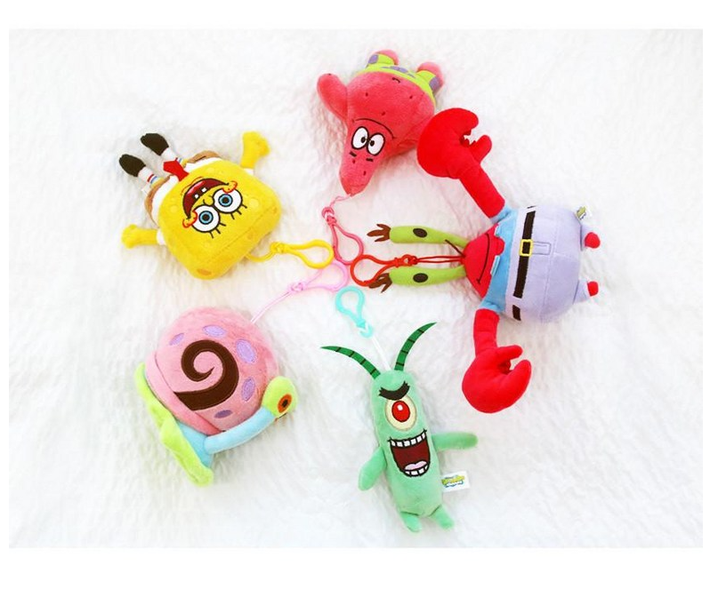 SpongeBob Plankton keyring
