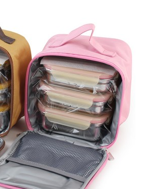 Rilakkuma Stainless Steel Happy 3-Tier Lunch Box