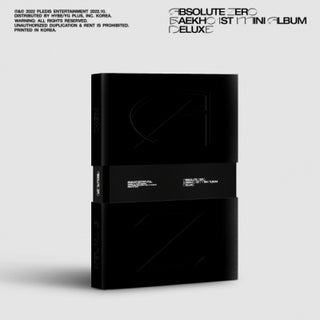 (BAEKHO) 1st Mini Album - Absolute Zero (Deluxe ver.)