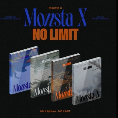 MONSTA X - 10th Mini Album - NO LIMIT (VER.1 / VER.2 / VER.3 / VER.4)(RANDOM)