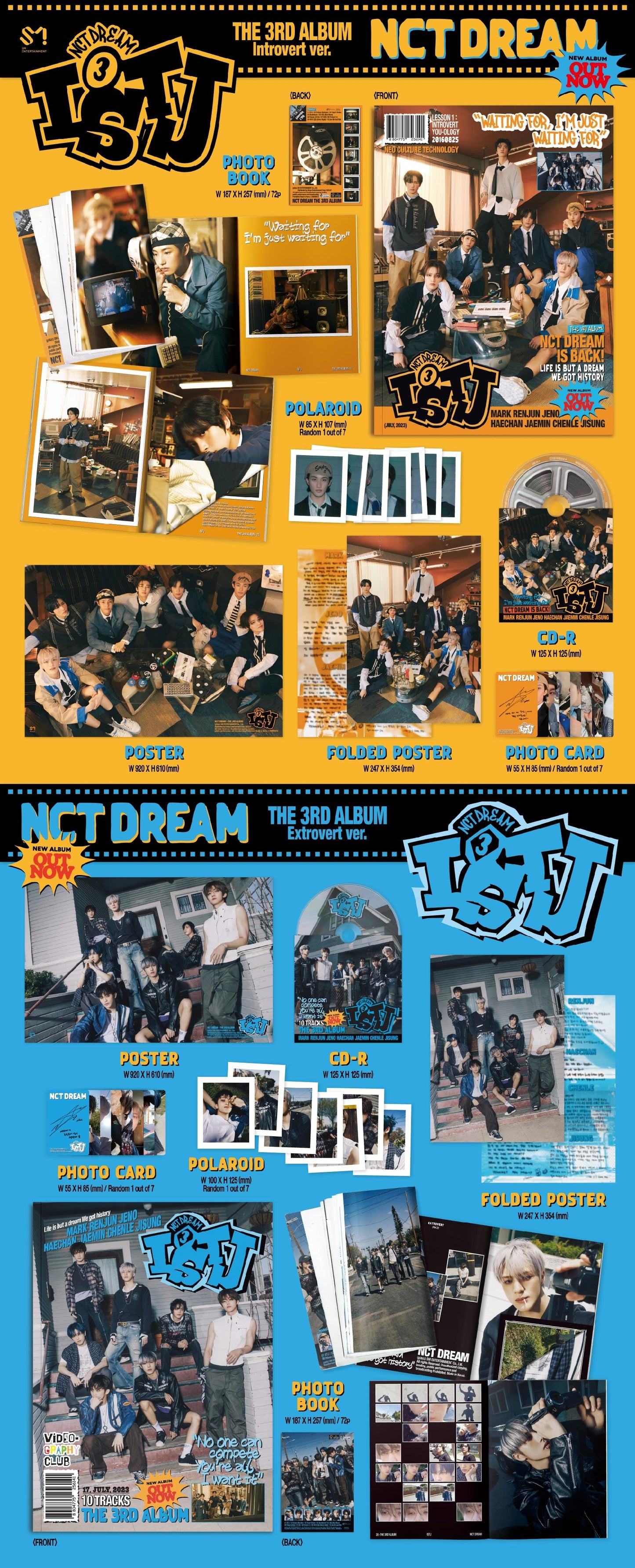 NCT DREAM - 3rd ISTJ(Photobook Ver.)(RANDOM)