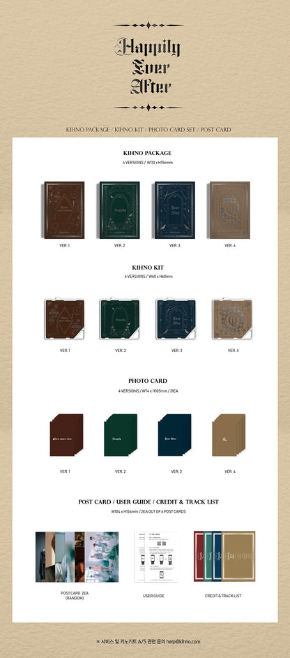 (NU'EST) 6th KIHNO Album - Happily Ever After (Ver.1)(RANDOM)(20% OFF)