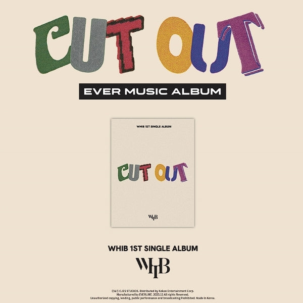 (WHIB) 1st Single Album - Cut-Out (EVER MUSIC ALBUM ver.)