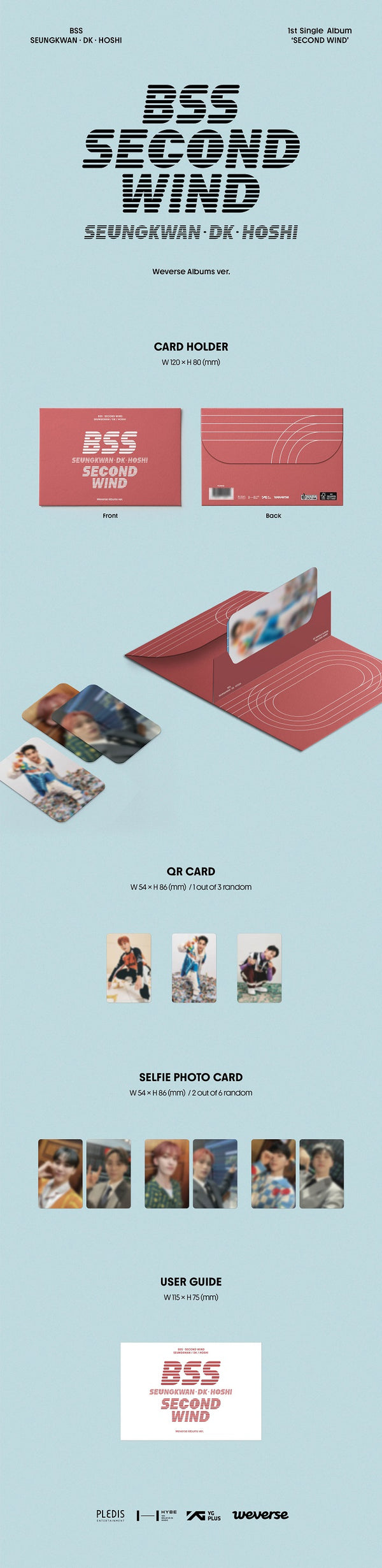 BSS 부석순 (SEVENTEEN) 1st Single Album - SECOND WIND (Weverse Albums ver.)