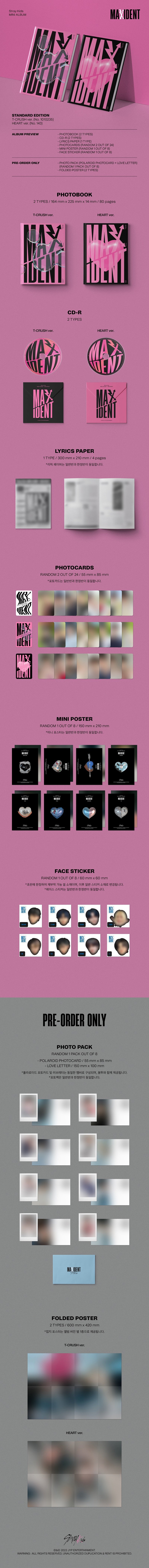 StrayKids Mini Album - [MAXIDENT]