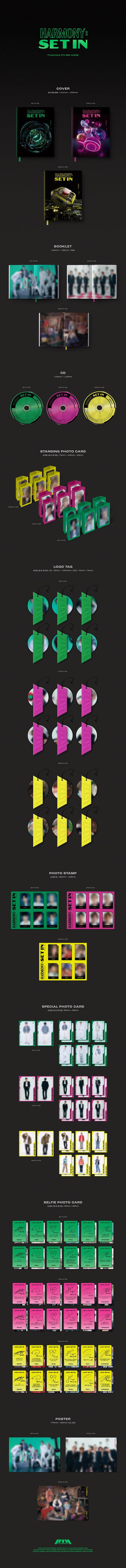 P1Harmony  5th Mini Album - HARMONY : SET IN (STEP IN VER. / GROW IN VER.)(RANDOM)